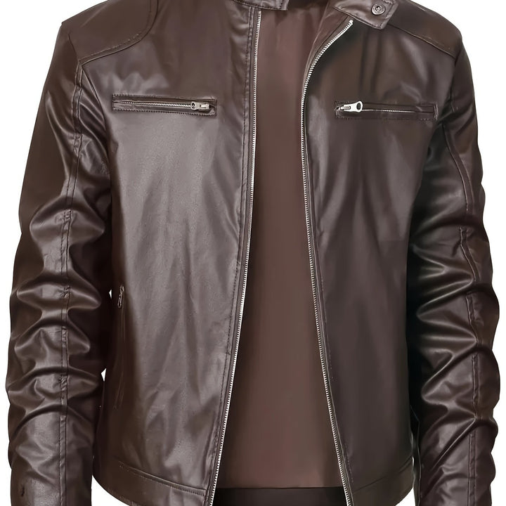 Drune | Elegante und schlicht gestaltete Lederjacke