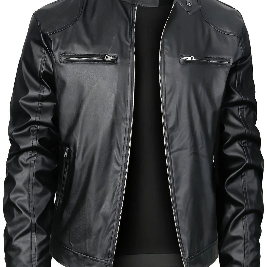Drune | Elegante und schlicht gestaltete Lederjacke