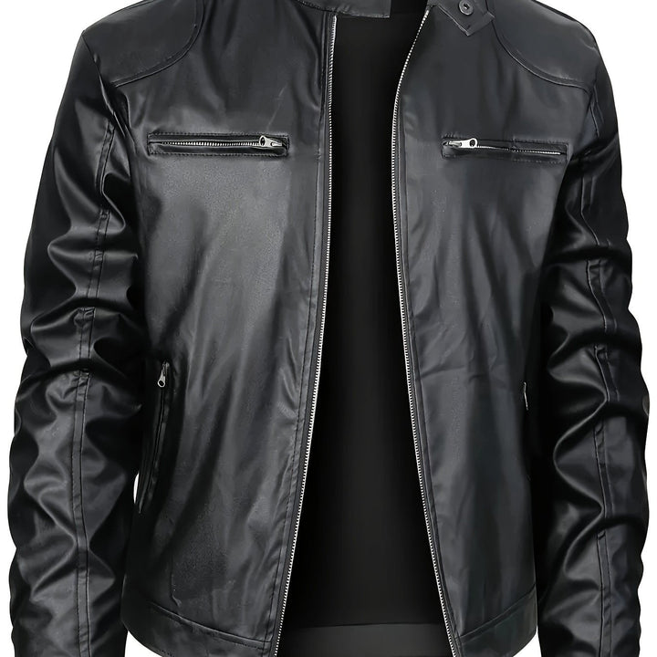 Drune | Elegante und schlicht gestaltete Lederjacke