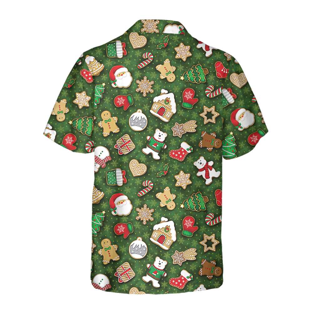 Drune | Weihnachtskekse überall Hawaiian Shirt, Lustiges Weihnachts-Shirt, Bestes Weihnachtsgeschenk