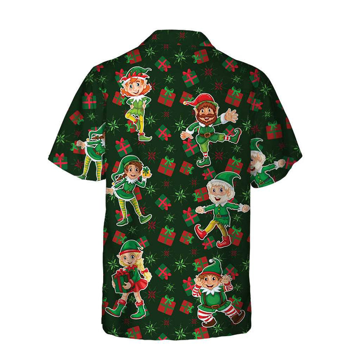 Drune | Weihnachtself Party Hawaiihemd, Lustiges Elf Weihnachtshemd, Beste Weihnachtsgeschenkidee