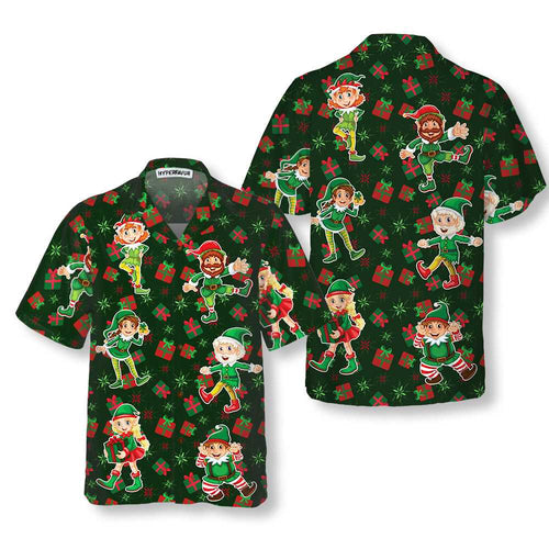Drune | Weihnachtself Party Hawaiihemd, Lustiges Elf Weihnachtshemd, Beste Weihnachtsgeschenkidee