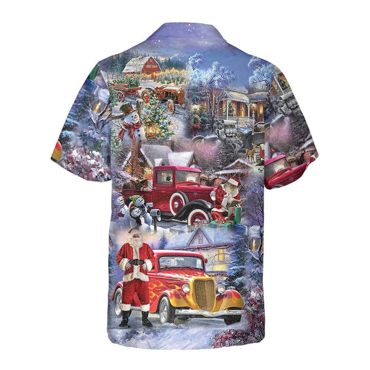 Drune | Weihnachten ist besser mit Hod Rod Hawaiian Shirt, lustiges Weihnachts-Shirt, einzigartige Xmas Geschenkidee