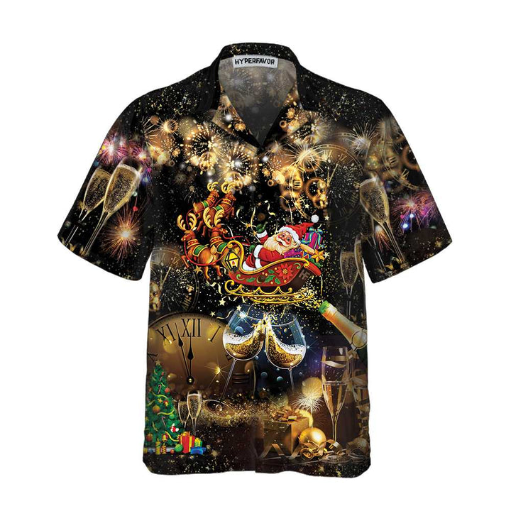 Drune | Weihnachten kommt Hawaiian Shirt, coole Weihnachtsshirt für Männer & Frauen