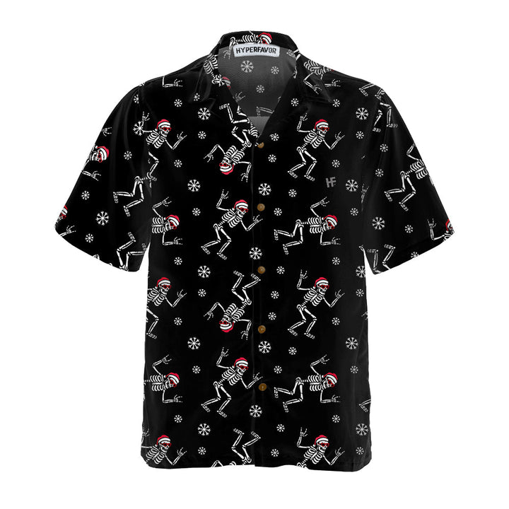 Drune | Weihnachtsrock Hawaiian Shirt, Lustiges Weihnachtsknochen Shirt