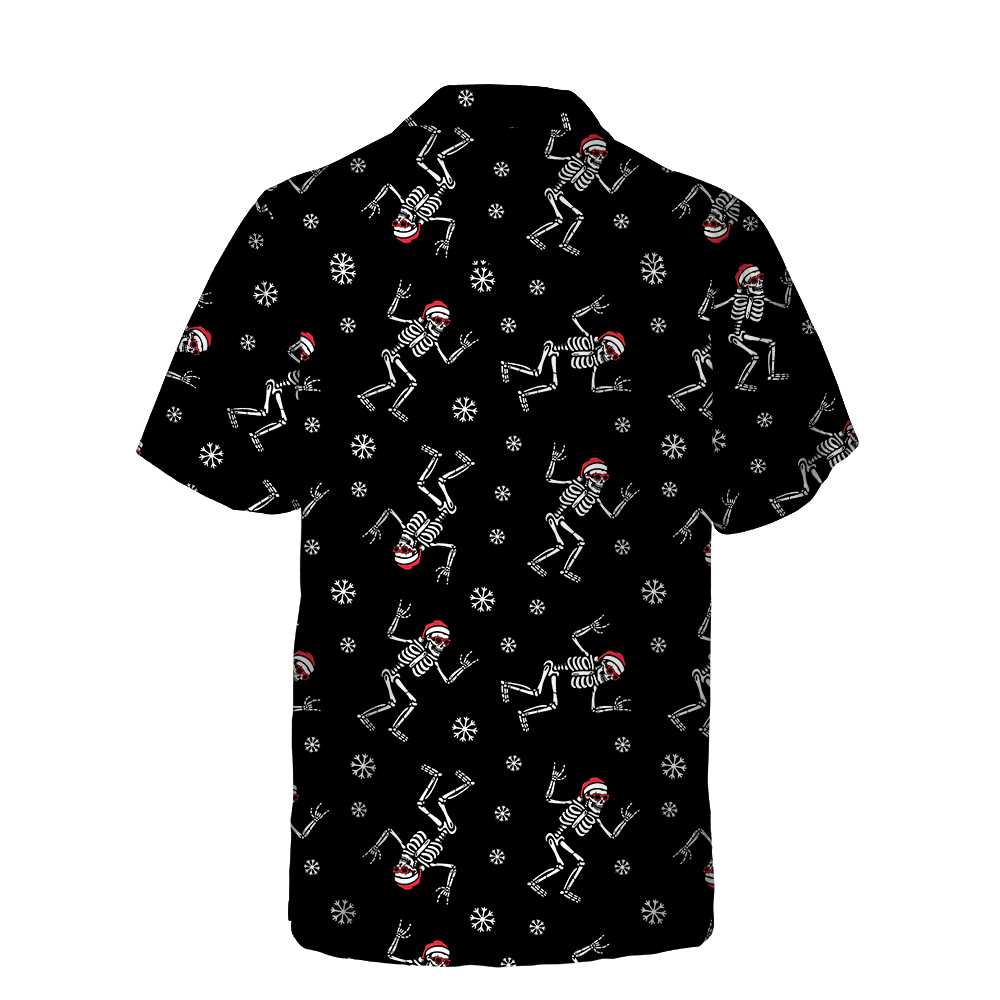 Drune | Weihnachtsrock Hawaiian Shirt, Lustiges Weihnachtsknochen Shirt