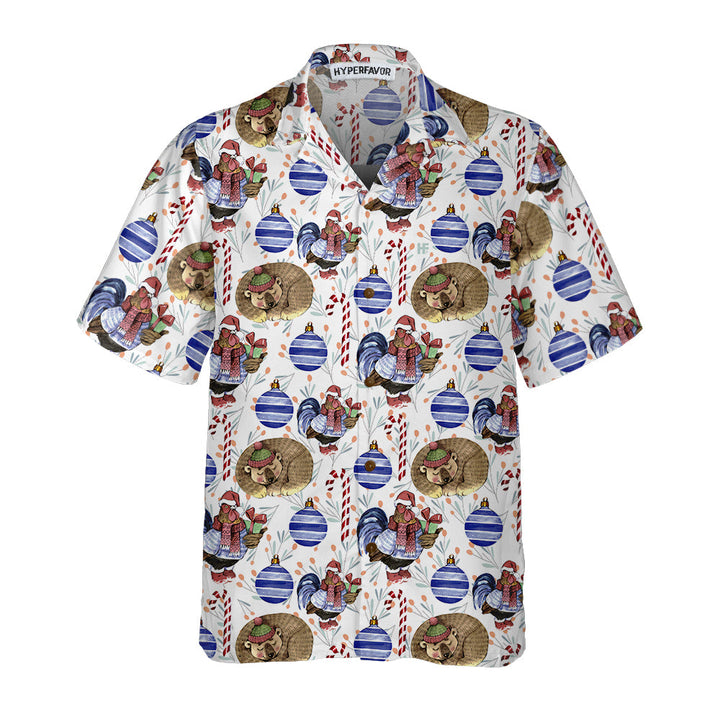 Drune | Weihnachtswinterferien-Symbol Hawaiian-Shirt, lustiges Weihnachts-Shirt, Geschenk zu Weihnachten