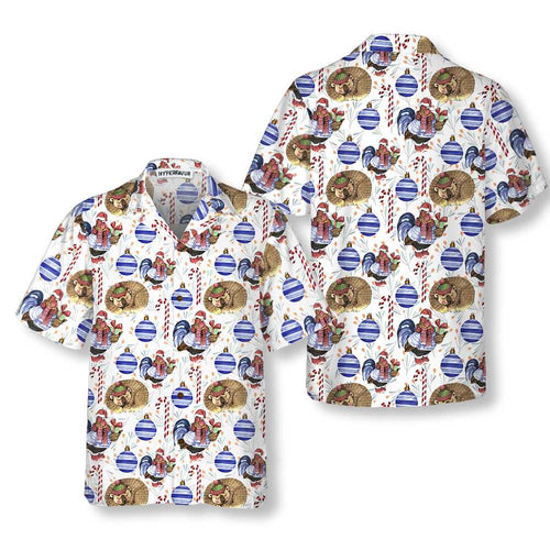 Drune | Weihnachtswinterferien-Symbol Hawaiian-Shirt, lustiges Weihnachts-Shirt, Geschenk zu Weihnachten