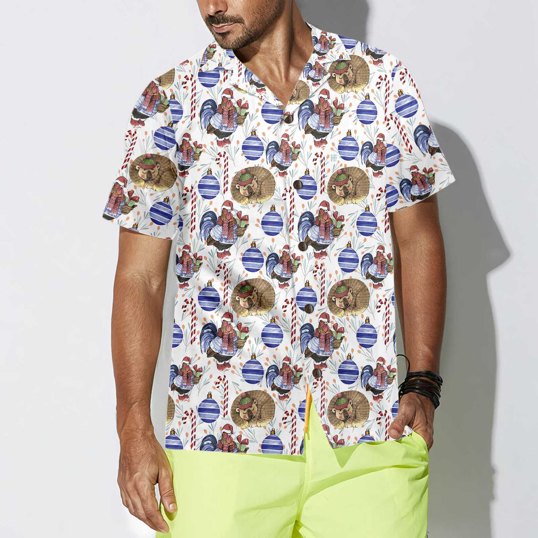 Drune | Weihnachtswinterferien-Symbol Hawaiian-Shirt, lustiges Weihnachts-Shirt, Geschenk zu Weihnachten