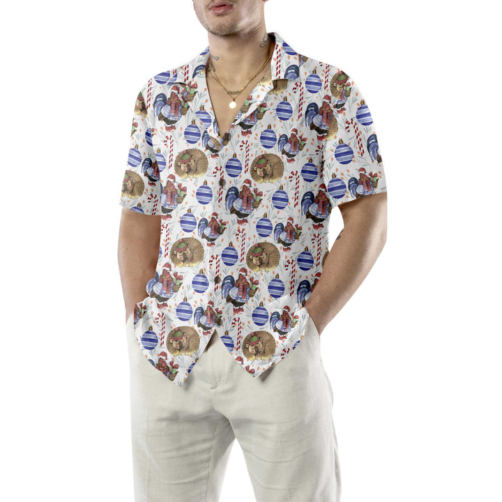 Drune | Weihnachtswinterferien-Symbol Hawaiian-Shirt, lustiges Weihnachts-Shirt, Geschenk zu Weihnachten