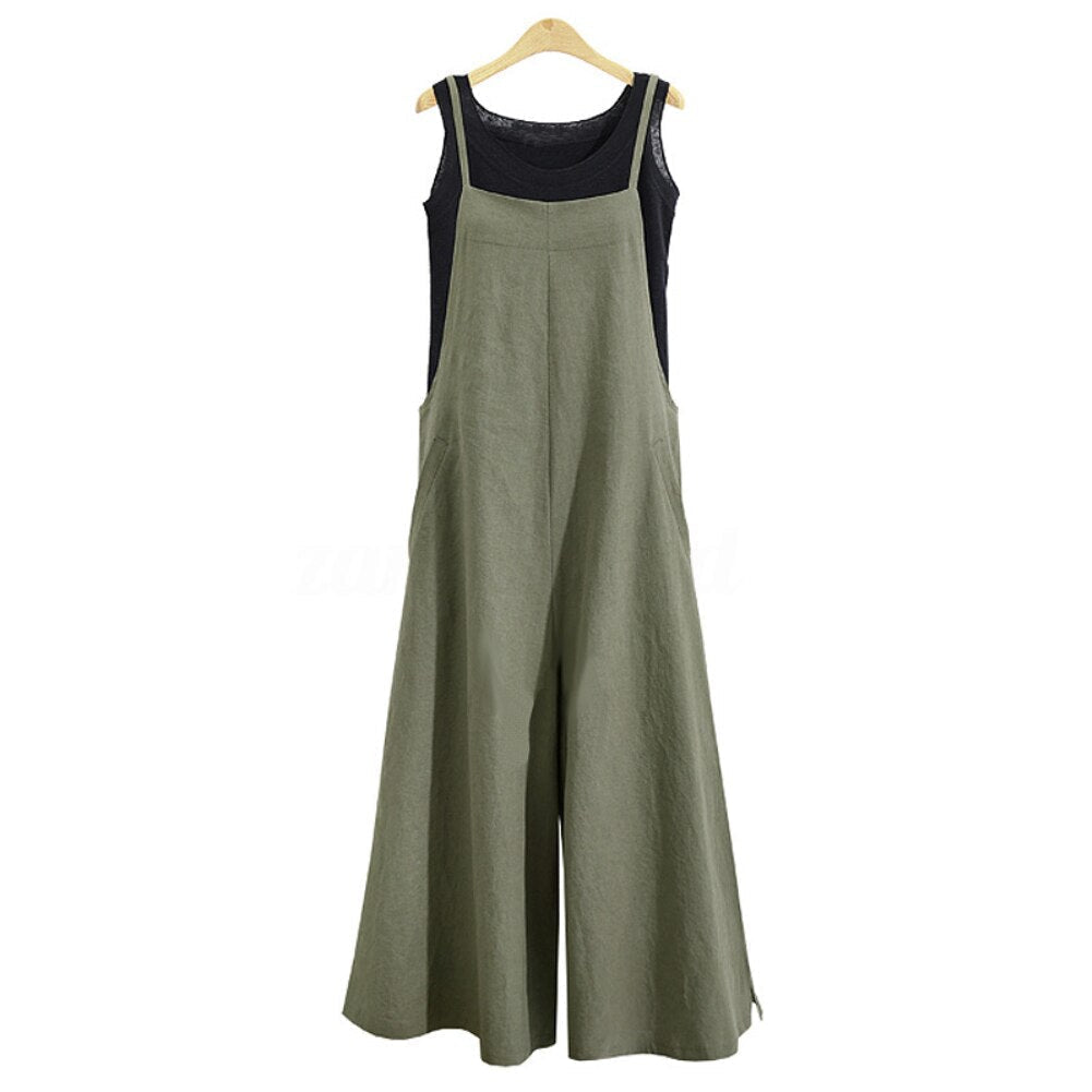 Jumpsuit | Lässiger Jumpsuit im Latzhosen-Stil für Frauen