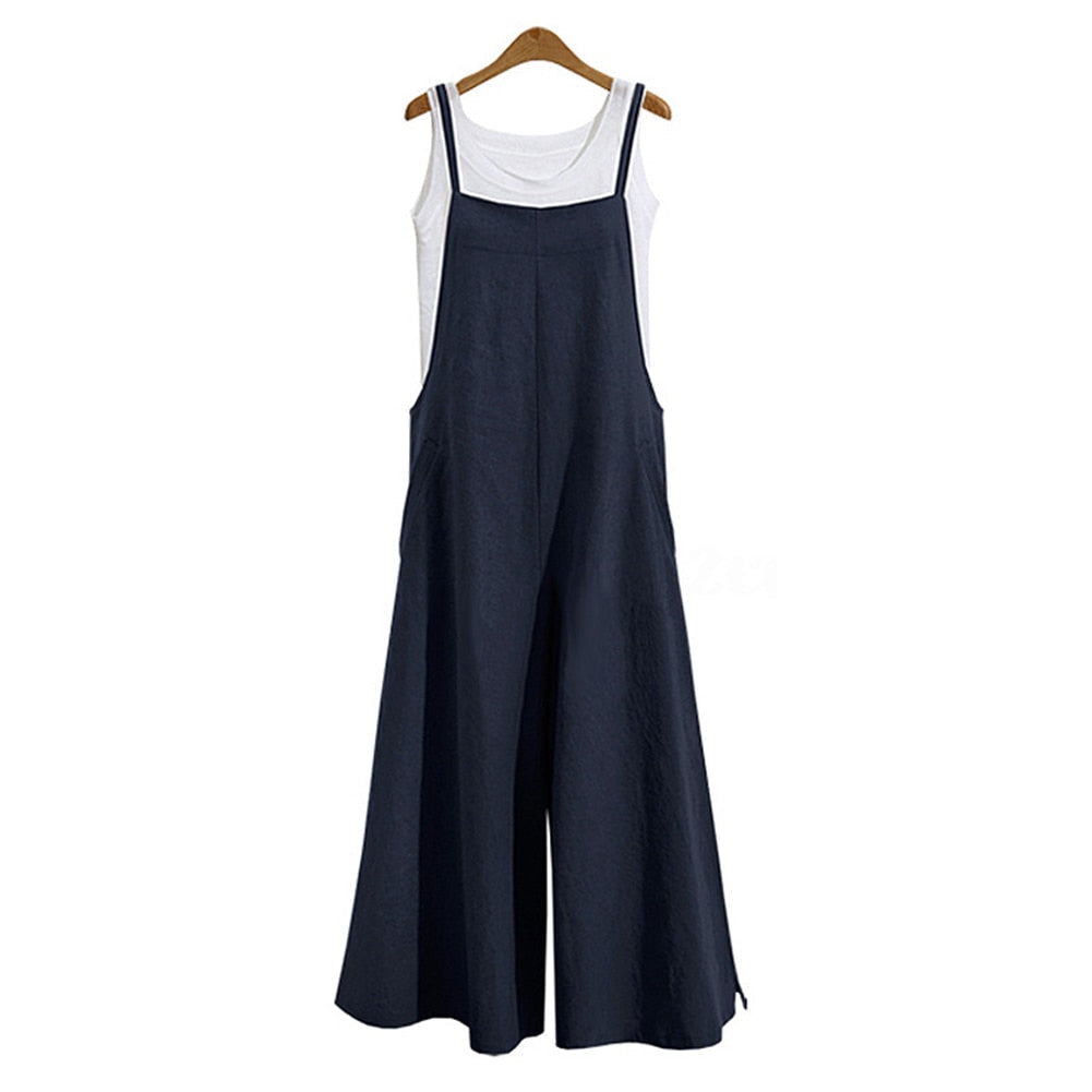 Jumpsuit | Lässiger Jumpsuit im Latzhosen-Stil für Frauen
