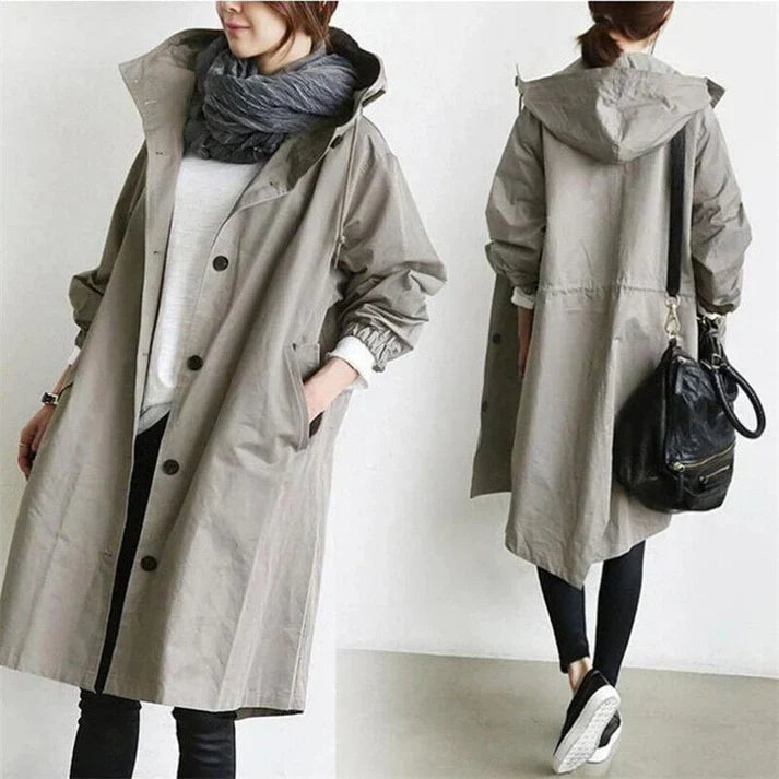 Drune | Chic übergroßer Trenchcoat für Frauen - Stilvoll und entspannt
