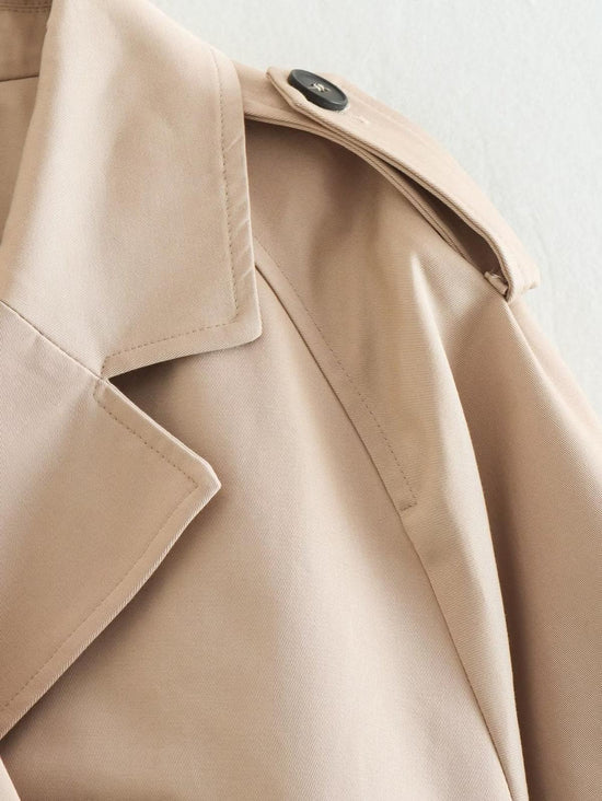 Drune | Doppelreißverschlussjacke mit Gürteldetail