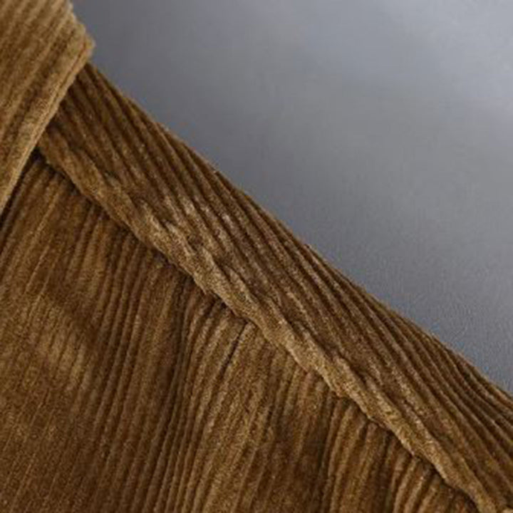Drune | Shirtjacke Cord Gefüttert Knopfverschluss Brusttaschen