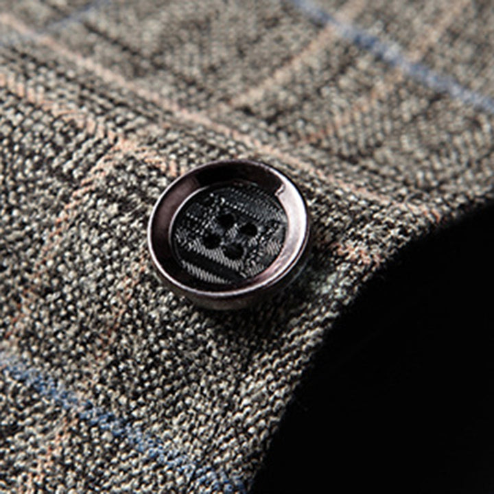 Drune | Blazer mit Karomuster - Eleganter Slim Fit Sakko für Business & Freizeit