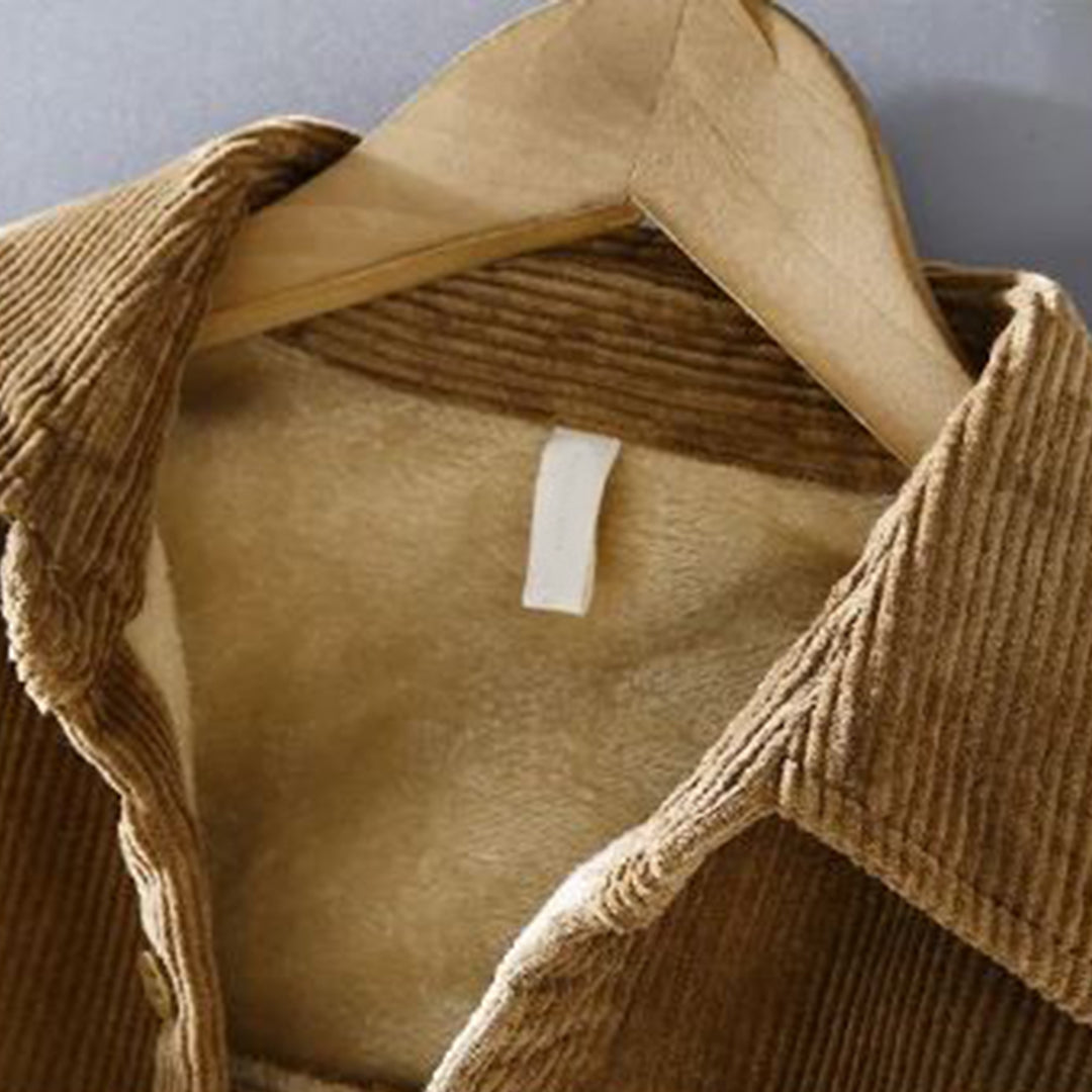 Drune | Corduroy-Hemd Herren Winter