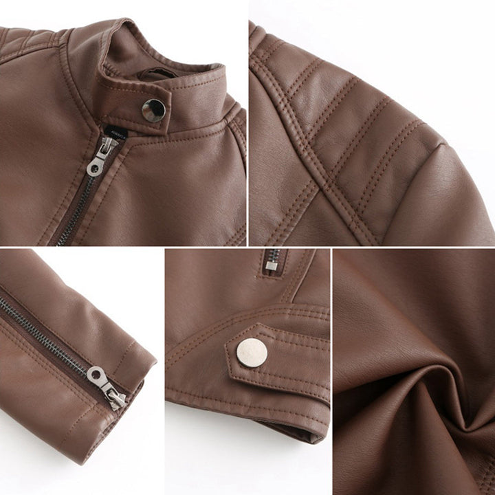 Drune | Klassische Bikerjacke aus Leder