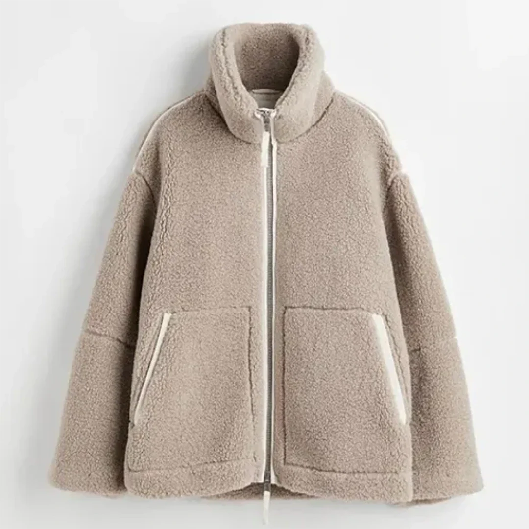 Drune | Damen Winter Reißverschluss Jacke - Warme