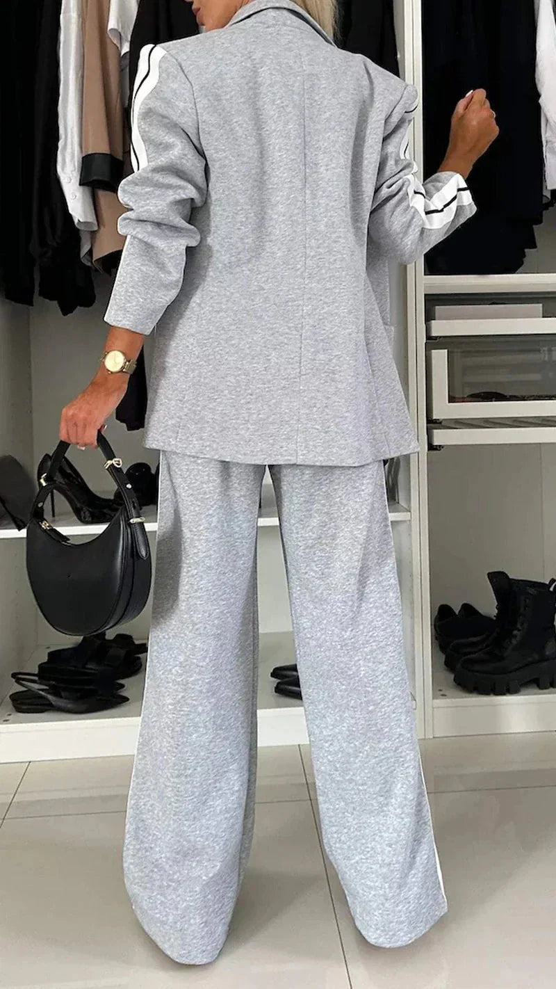 Drune | Ord Set Blazer für Damen und weite Jogginghose Zweiteiler