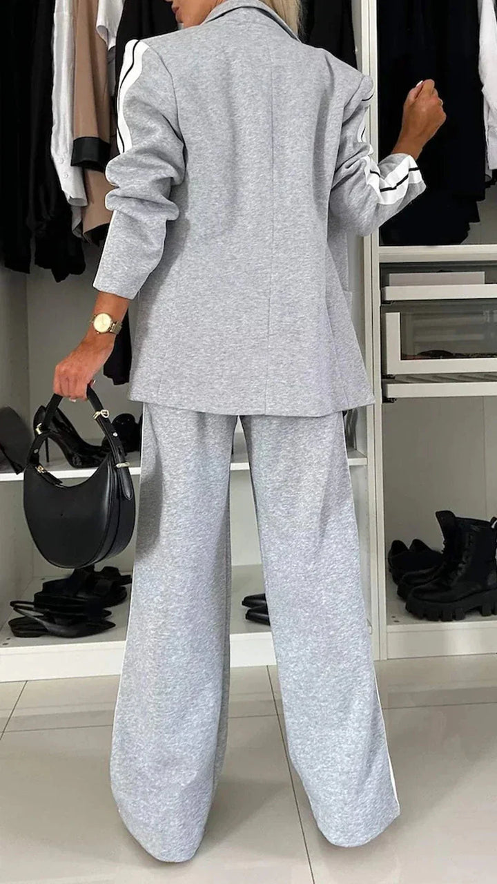 Drune | Ord Set Blazer für Damen und weite Jogginghose Zweiteiler