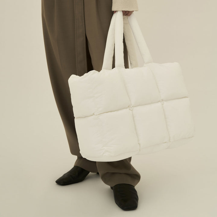 Drune | Puffer Schultertasche für Damen - Stilvolle und geräumige Handtasche