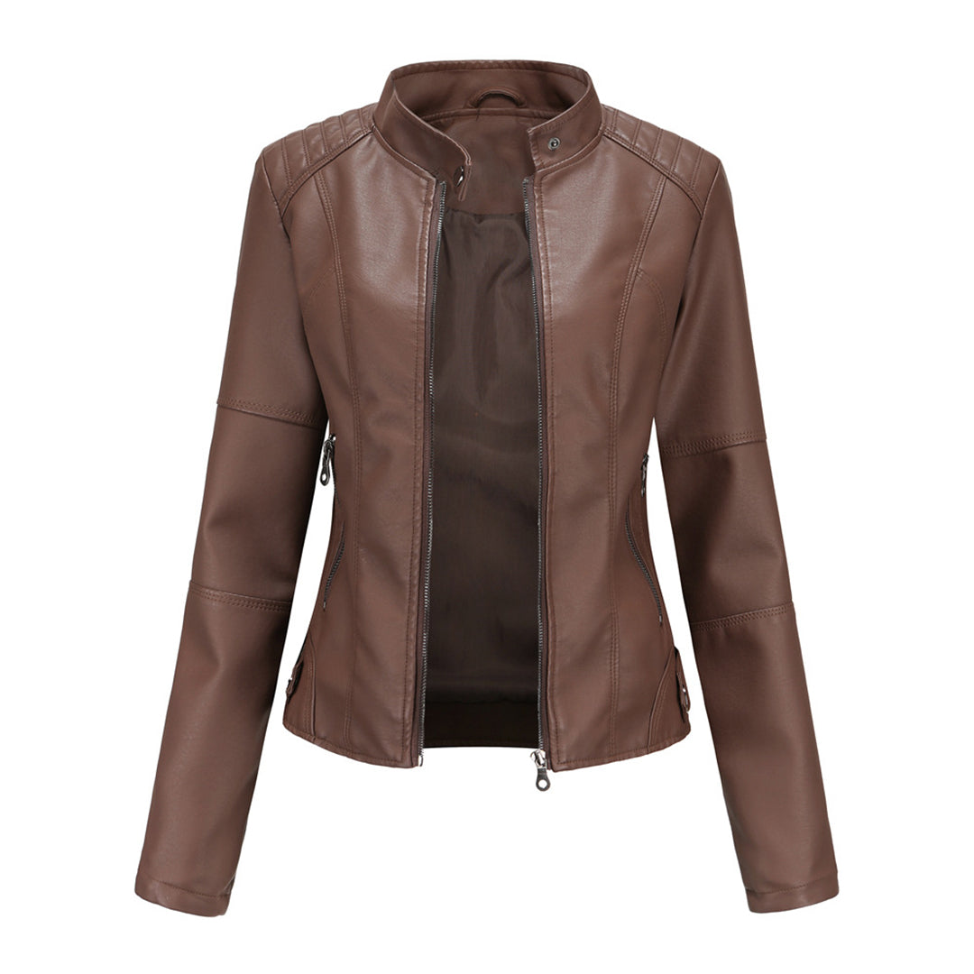Drune | Zeitlose Lederjacke für Frauen
