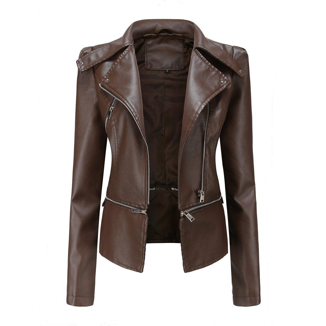 Drune | Passform Bikerjacke für Damen - Lässig