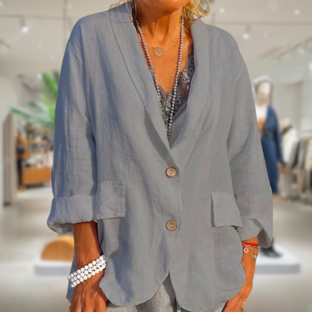Drune | Eleganter Blazer mit Knöpfen für Frauen