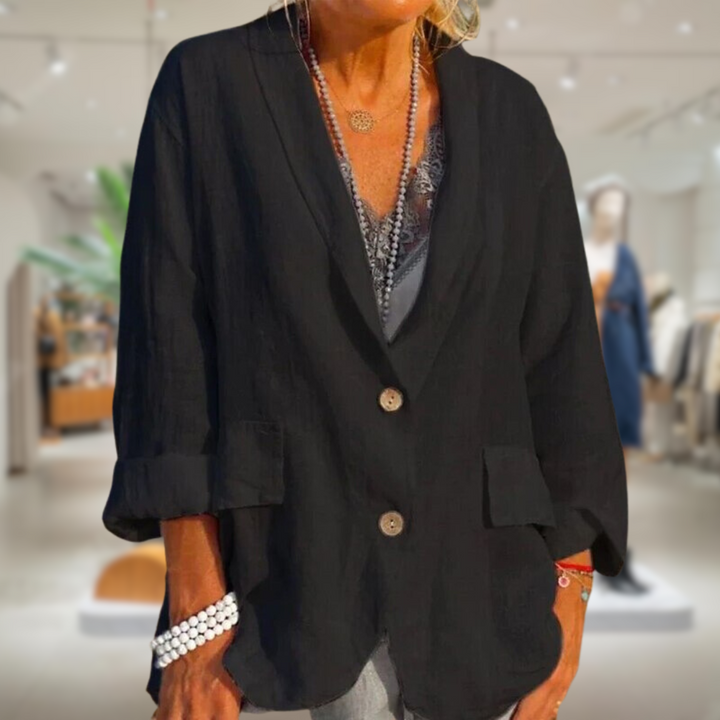 Drune | Eleganter Blazer mit Knöpfen für Frauen