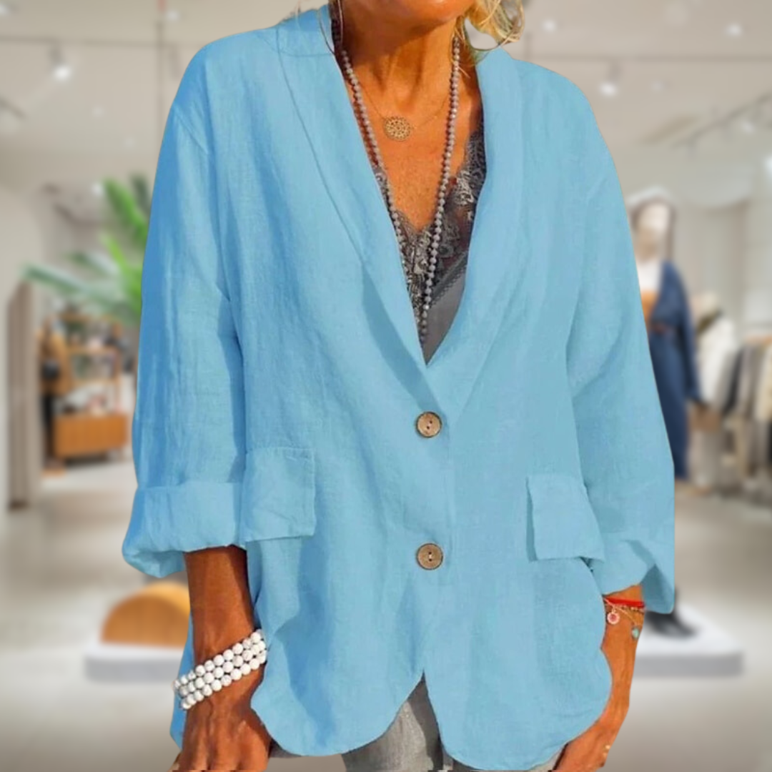 Drune | Eleganter Blazer mit Knöpfen für Frauen