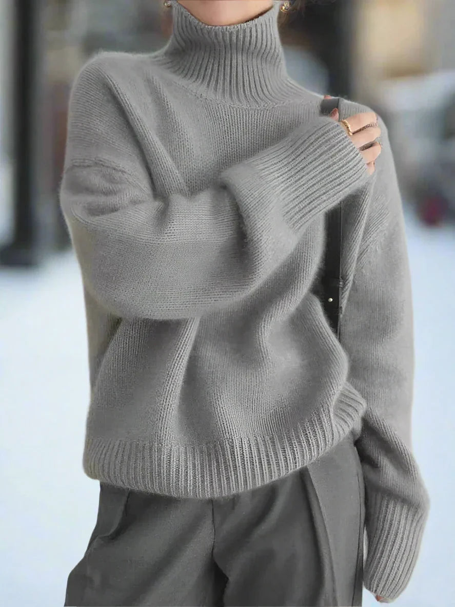 Drune | Rollkragenpullover - Strick - Oversized Fit - Langärmlig bequem