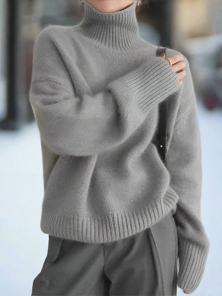 Drune | Rollkragenpullover - Strick - Oversized Fit - Langärmlig bequem