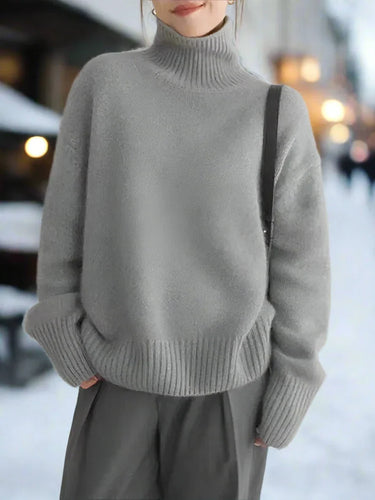 Drune | Rollkragenpullover - Strick - Oversized Fit - Langärmlig bequem