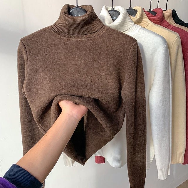 Drune | Warmer Damenpullover aus Samt