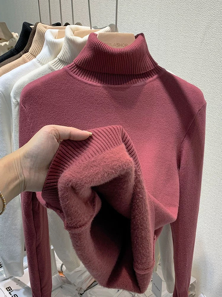 Drune | Übergroßer Kaschmir Damen Rollkragenpullover