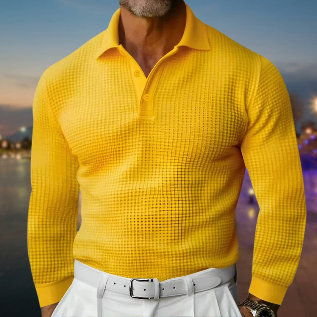 Drune | Polo Sweatshirt - Herrenmode Casual Baumwolle