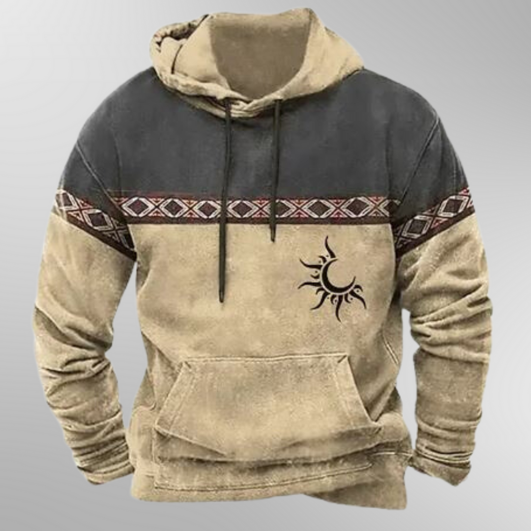 Drune | Herbst Kapuzenpullover Aus Bequemen Stoff Für Männer