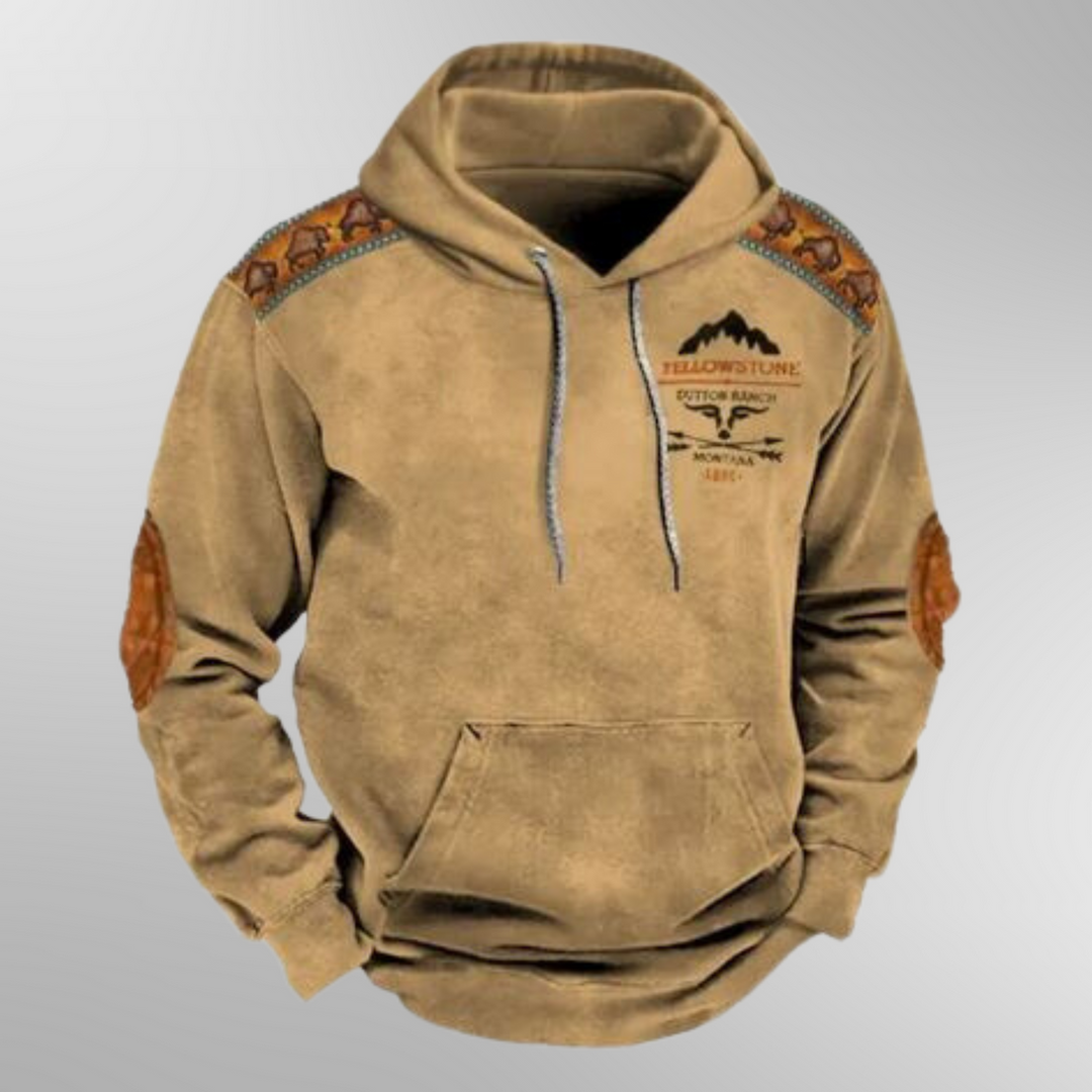 Drune | Herbst Kapuzenpullover Aus Bequemen Stoff Für Männer