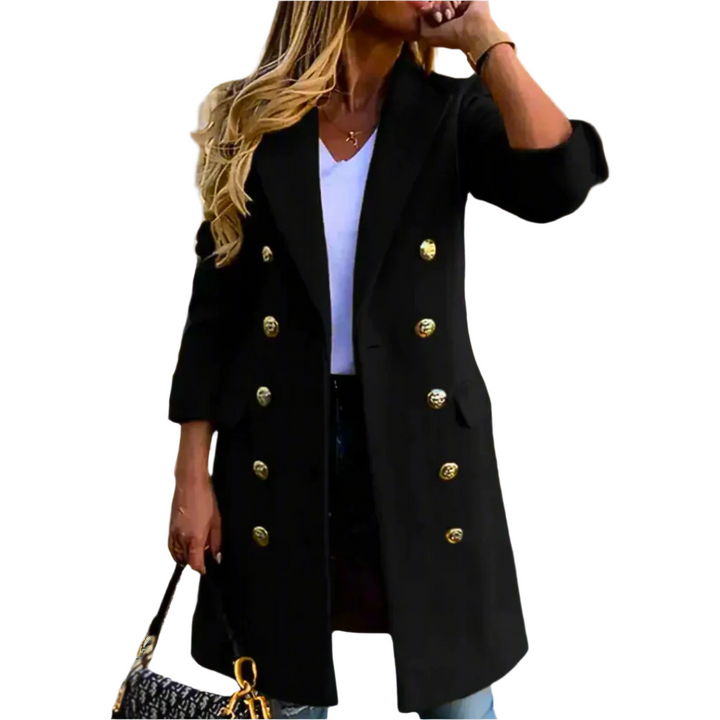 Drune | Elegante Taillierte Damenjacke mit Doppeltknopfverschluss