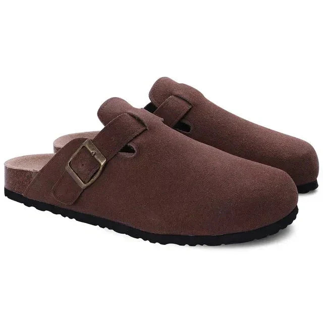 Drune | Herren Wildleder Slipper Im Zeitlosen Chic