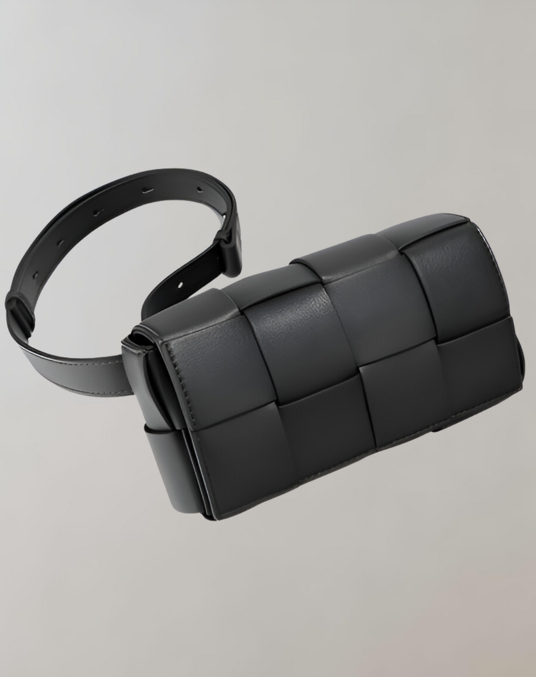 Drune | Geblockte Umhängetasche Vegan Leder Damen Geflochtene Tasche Frauen