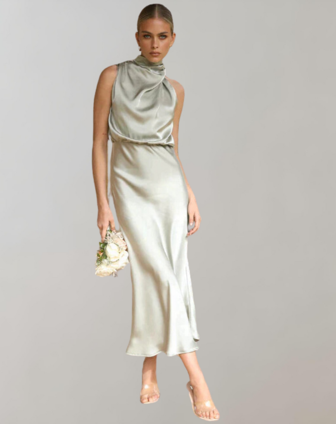 Drune - Glänzendes Maxileid | Elegantes Abendkleid | Schick