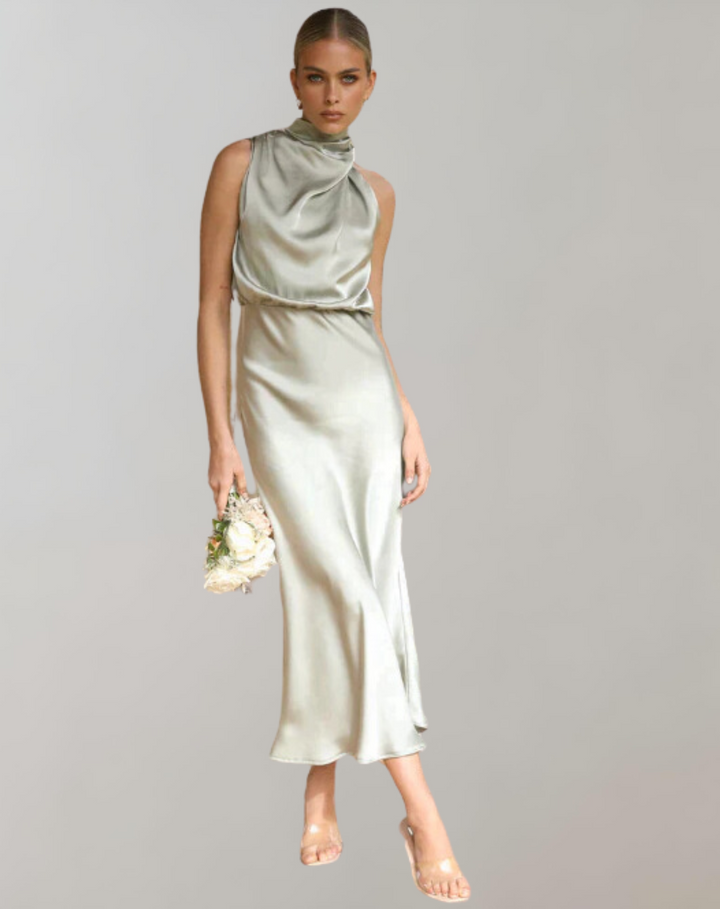 Drune - Glänzendes Maxileid | Elegantes Abendkleid | Schick