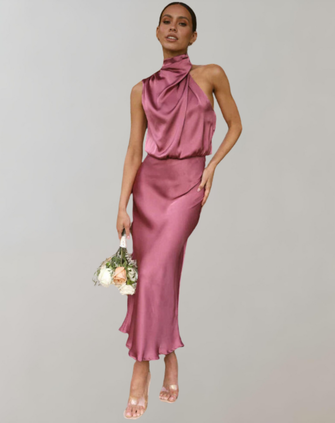 Drune - Glänzendes Maxileid | Elegantes Abendkleid | Schick