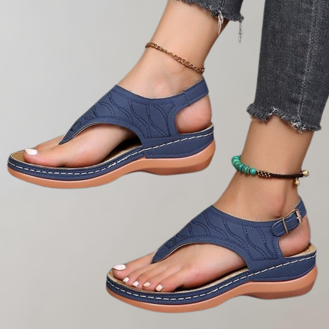 Drune - Sandalen Damen | Sandalen damen bequem | Plateau Sandalen