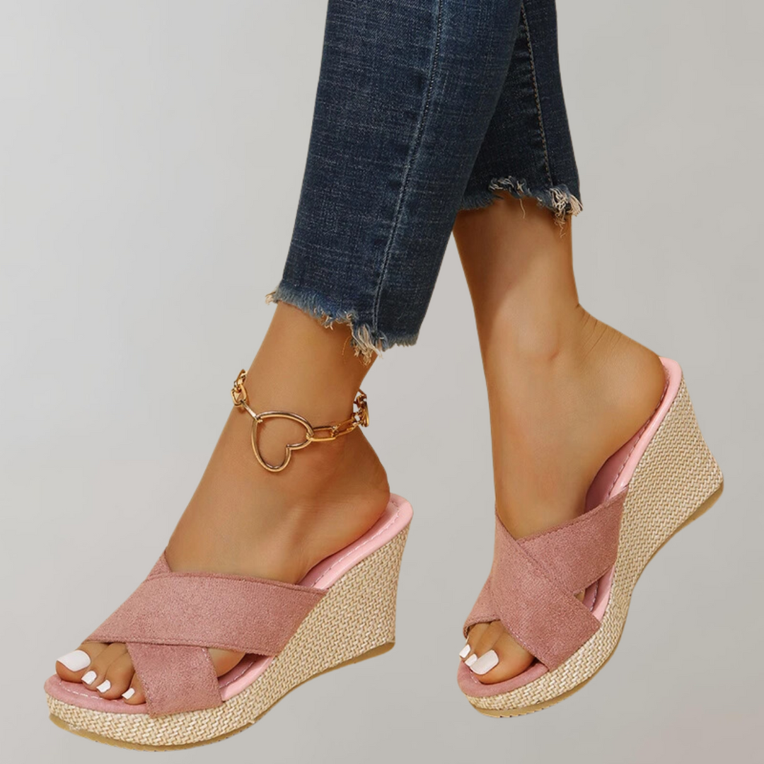 Drune - Orthopädische Sandalen mit Absatz | Sandalen Damen bequem