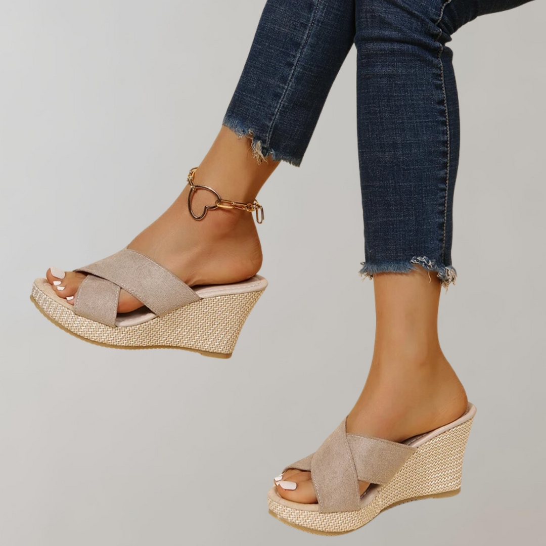 Drune - Orthopädische Sandalen mit Absatz | Sandalen Damen bequem