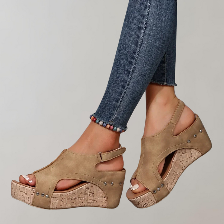 Drune - Orthopädische Sandalen mit hohen Absätzen | Sandalen damen bequem