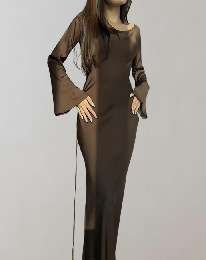 Drune - Abendkleid für Damen | Anspruchsvolles Abendkleid | Glänzendes sexy Kleid